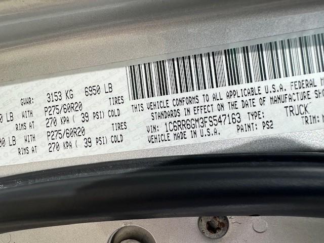 used 2015 Ram 1500 car, priced at $10,995