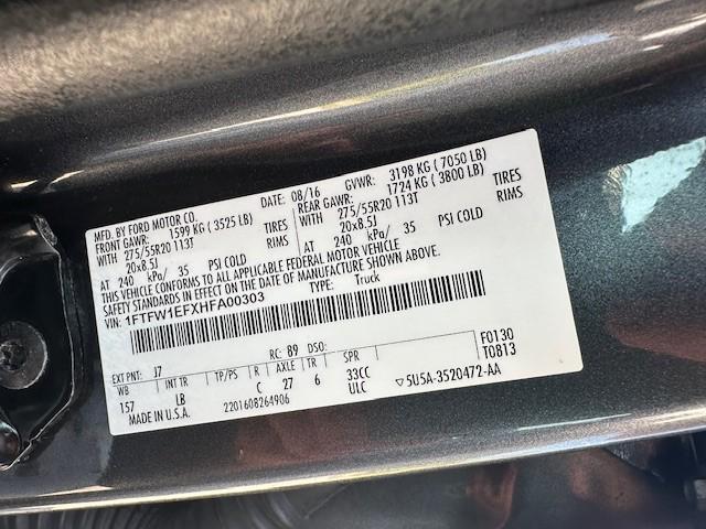 used 2017 Ford F-150 car, priced at $26,788