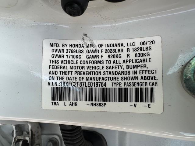 used 2020 Honda Civic car, priced at $17,995