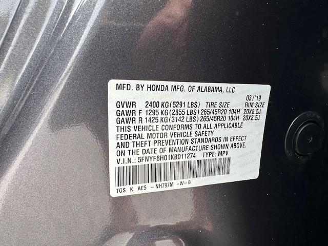 used 2019 Honda Passport car, priced at $19,995