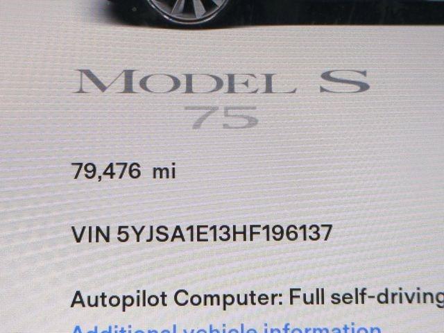 used 2017 Tesla Model S car, priced at $19,995