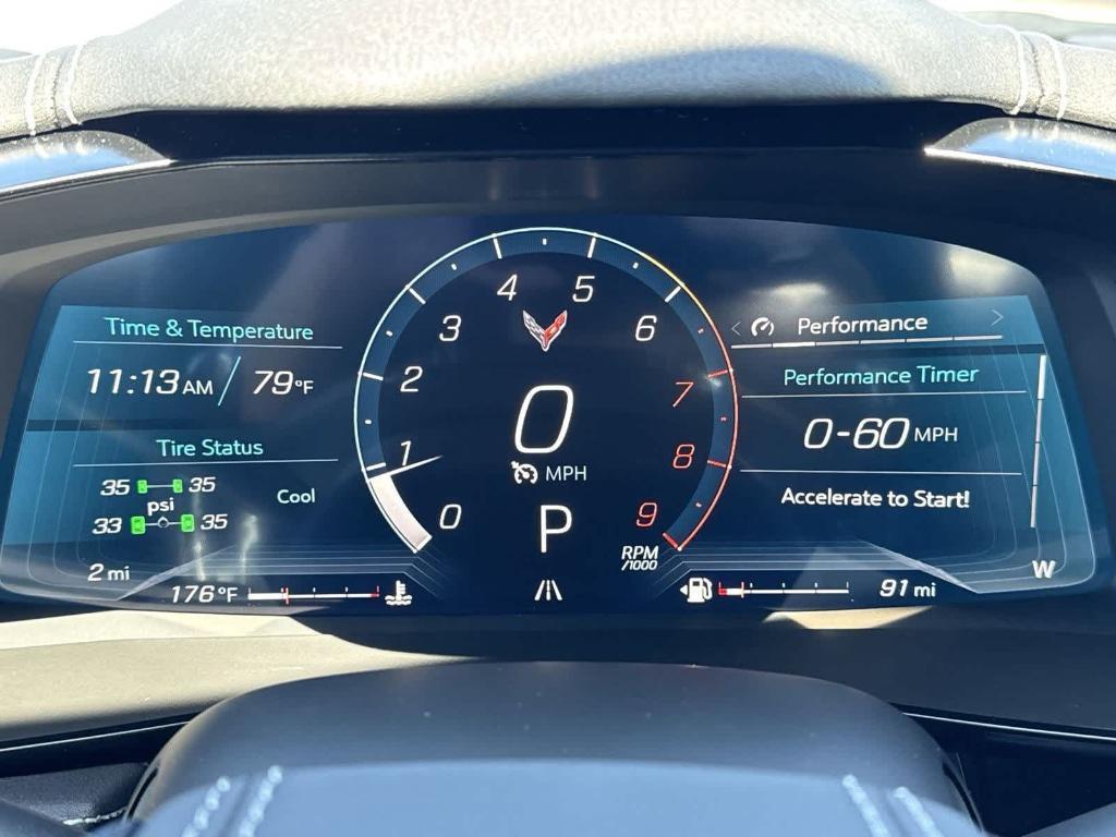 new 2025 Chevrolet Corvette car, priced at $130,697