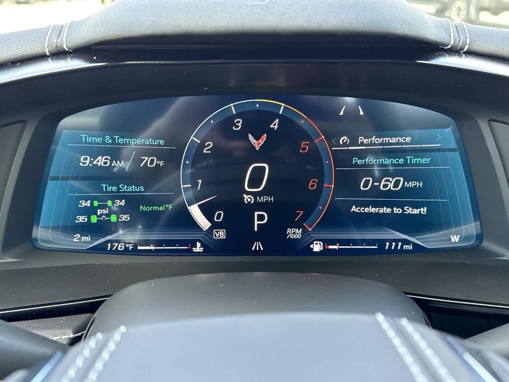 new 2025 Chevrolet Corvette car, priced at $76,402