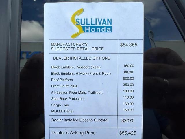 new 2026 Honda Passport car, priced at $52,170