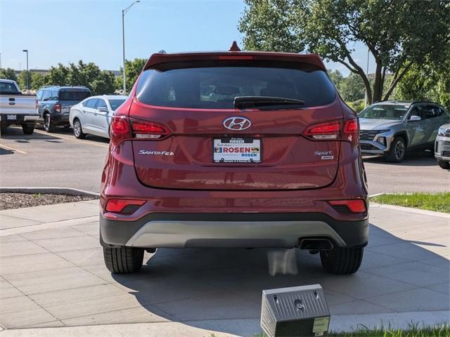 used 2018 Hyundai Santa Fe Sport car, priced at $11,999
