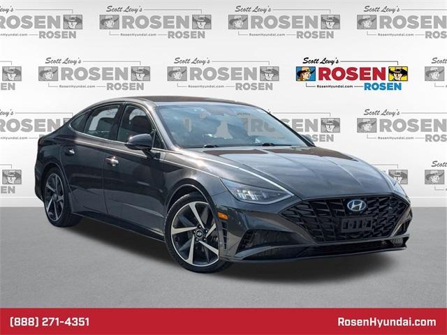 used 2021 Hyundai Sonata car, priced at $16,433