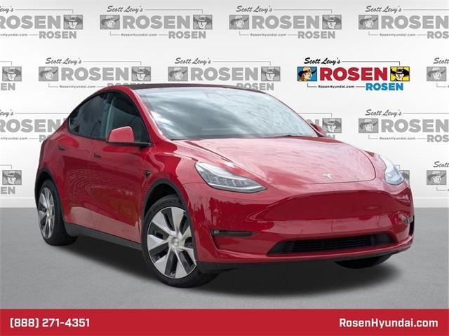 used 2021 Tesla Model Y car, priced at $18,999