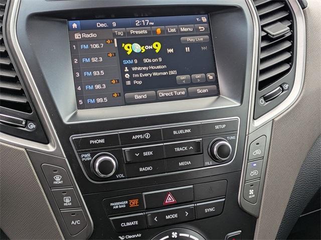 used 2017 Hyundai Santa Fe car, priced at $12,999