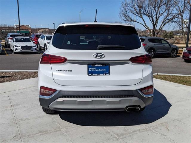 used 2020 Hyundai Santa Fe car, priced at $18,417