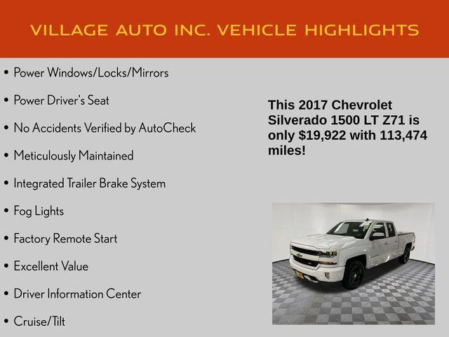 used 2017 Chevrolet Silverado 1500 car, priced at $19,922