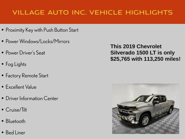 used 2019 Chevrolet Silverado 1500 car, priced at $25,765