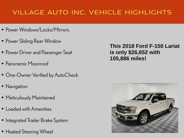 used 2018 Ford F-150 car, priced at $26,652