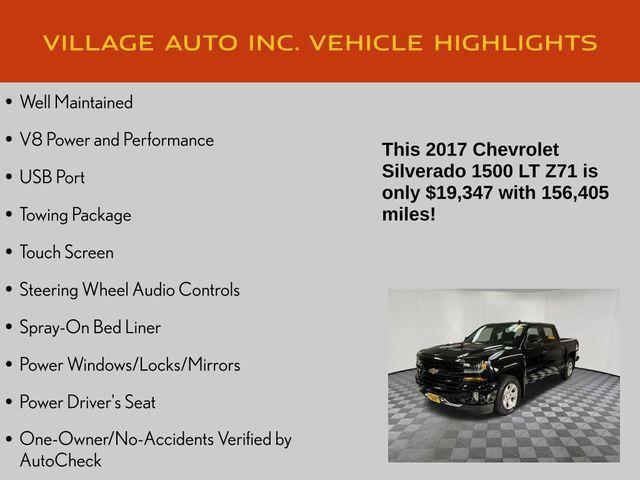 used 2017 Chevrolet Silverado 1500 car, priced at $19,347