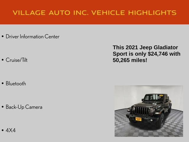used 2021 Jeep Gladiator car, priced at $24,746