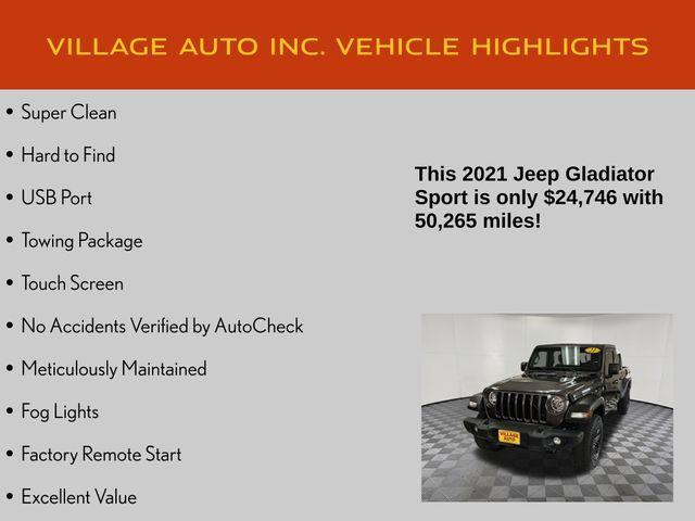 used 2021 Jeep Gladiator car, priced at $24,746