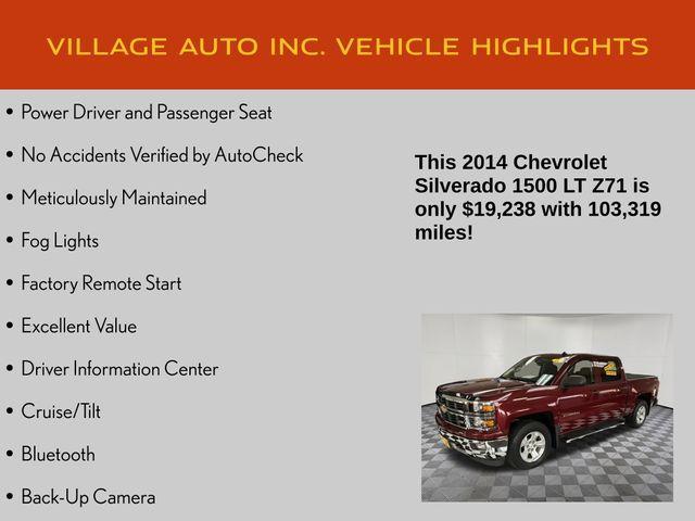 used 2014 Chevrolet Silverado 1500 car, priced at $19,238