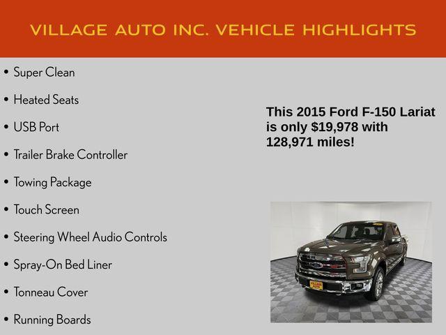 used 2015 Ford F-150 car, priced at $19,978