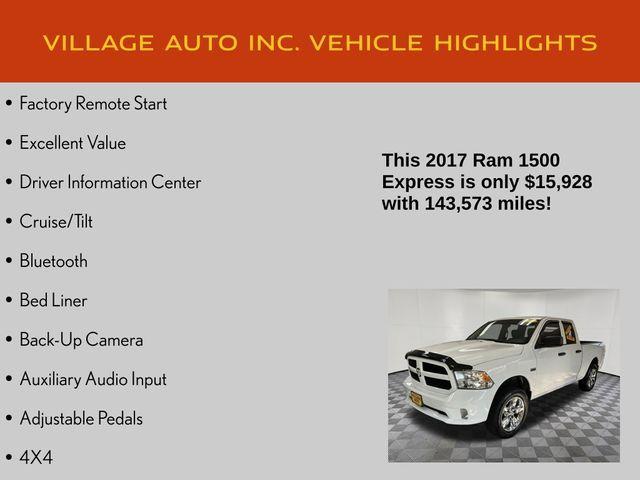 used 2017 Ram 1500 car, priced at $15,928