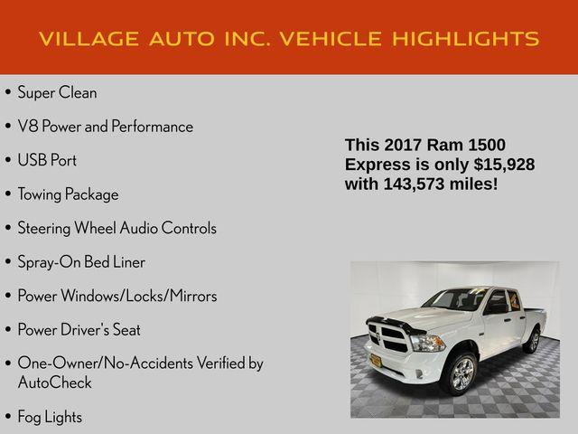 used 2017 Ram 1500 car, priced at $15,928