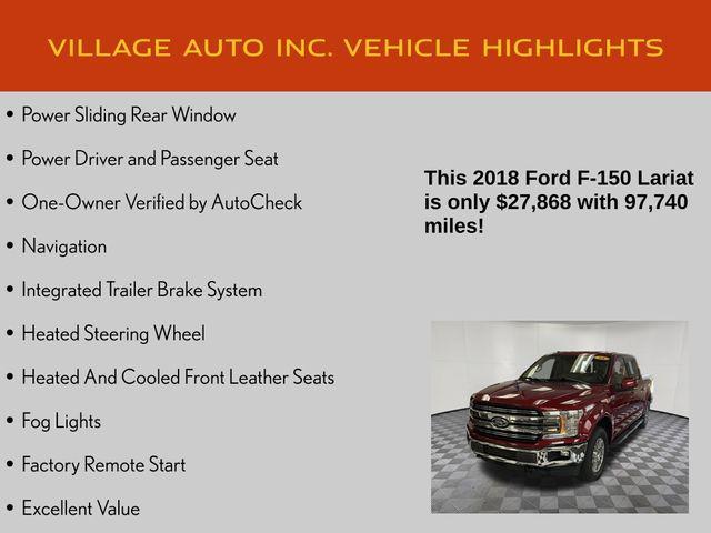 used 2018 Ford F-150 car, priced at $27,868