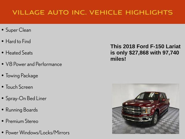 used 2018 Ford F-150 car, priced at $27,868