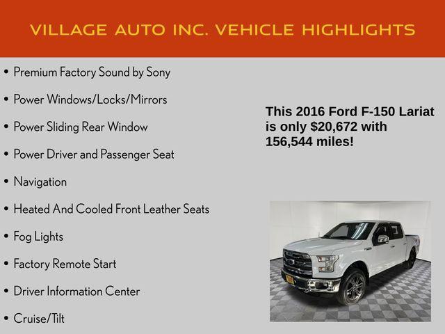 used 2016 Ford F-150 car, priced at $20,672