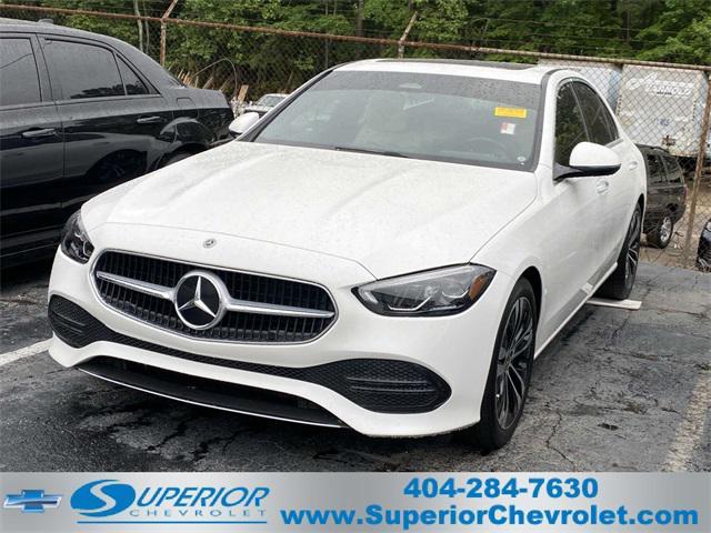 used 2022 Mercedes-Benz C-Class car, priced at $39,986