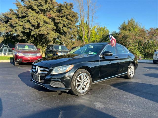 used 2018 Mercedes-Benz C-Class car, priced at $14,999