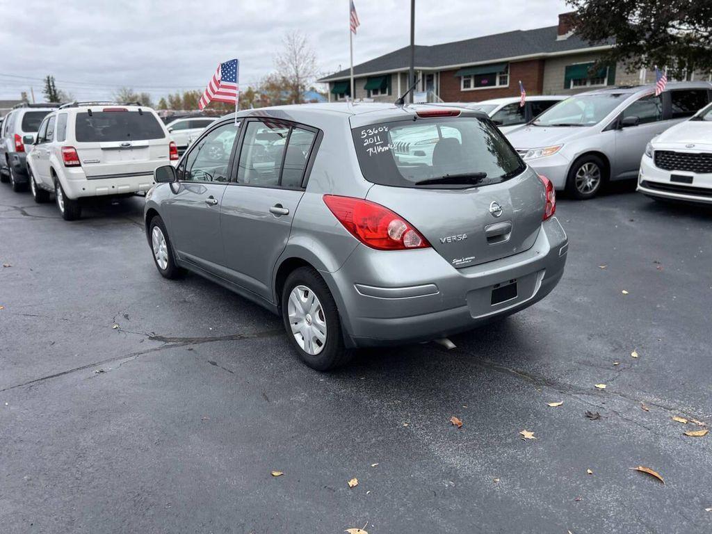 used 2011 Nissan Versa car, priced at $3,999