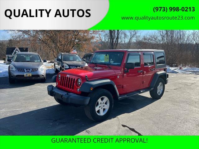 used 2016 Jeep Wrangler Unlimited car, priced at $14,500