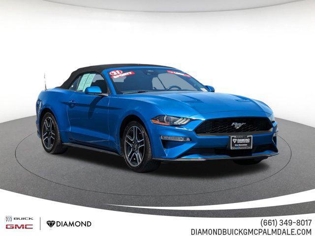 used 2021 Ford Mustang car, priced at $23,210