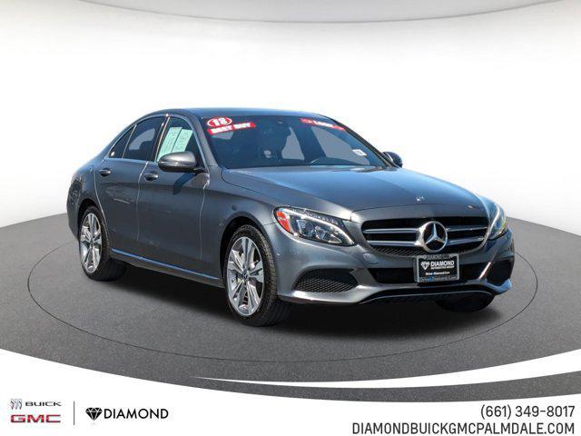 used 2018 Mercedes-Benz C-Class car, priced at $17,893