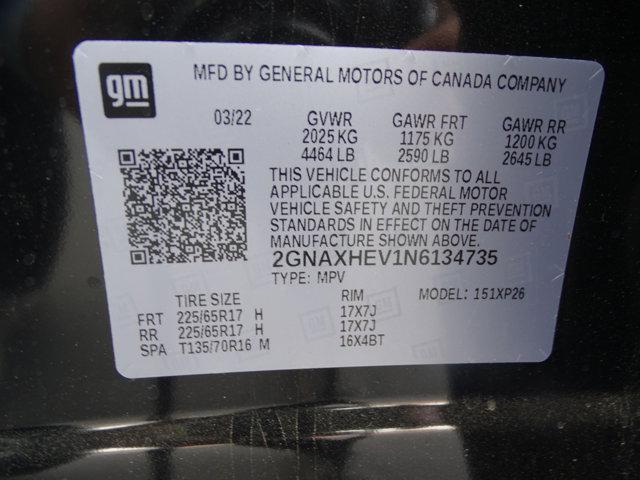used 2022 Chevrolet Equinox car, priced at $21,888