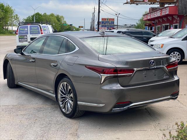 used 2018 Lexus LS 500h car, priced at $36,900