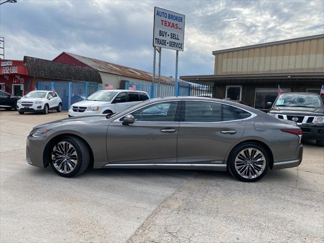 used 2018 Lexus LS 500h car, priced at $36,900