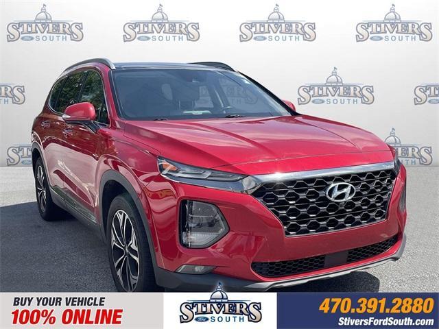 used 2020 Hyundai Santa Fe car, priced at $19,300