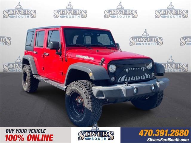 used 2017 Jeep Wrangler Unlimited car, priced at $17,980