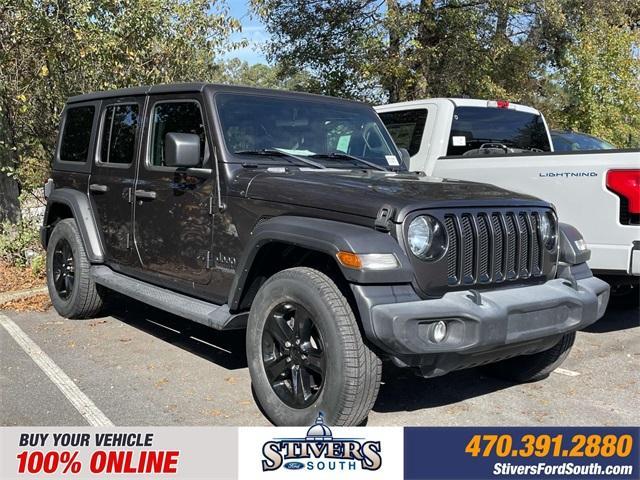 used 2020 Jeep Wrangler Unlimited car, priced at $30,197