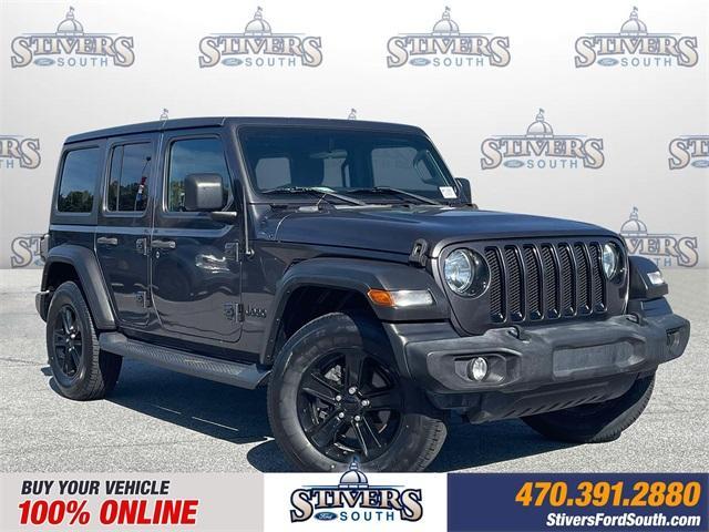 used 2020 Jeep Wrangler Unlimited car, priced at $30,196