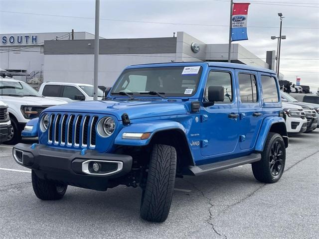 used 2022 Jeep Wrangler Unlimited 4xe car, priced at $31,640