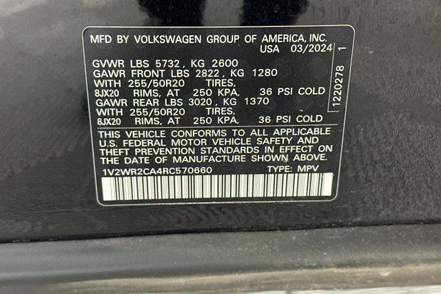 used 2024 Volkswagen Atlas car, priced at $27,499