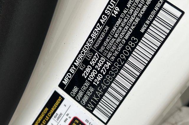 new 2025 Mercedes-Benz C-Class car, priced at $52,505