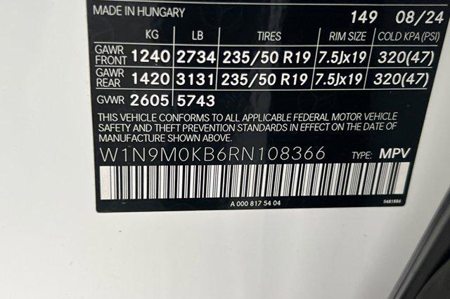 new 2024 Mercedes-Benz EQB 300 car, priced at $64,000