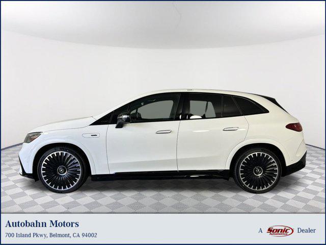 new 2025 Mercedes-Benz AMG EQE car, priced at $120,615