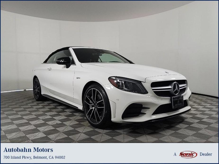 used 2022 Mercedes-Benz AMG C 43 car, priced at $62,999