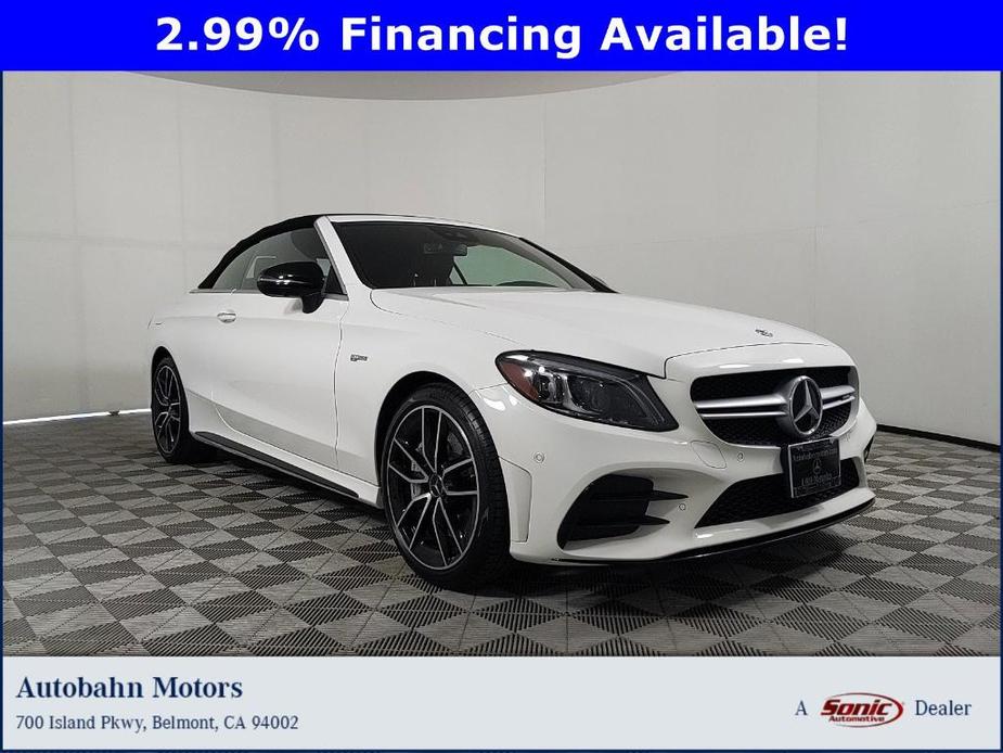 used 2022 Mercedes-Benz AMG C 43 car, priced at $60,598