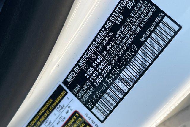 new 2025 Mercedes-Benz C-Class car, priced at $59,560