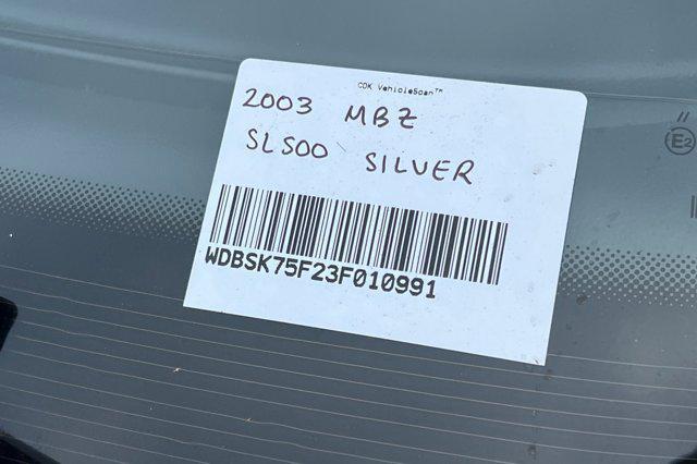 used 2003 Mercedes-Benz SL-Class car, priced at $9,999
