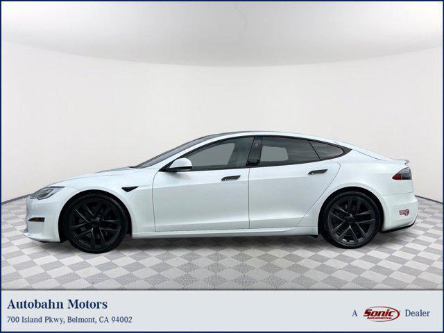 used 2022 Tesla Model S car, priced at $55,496