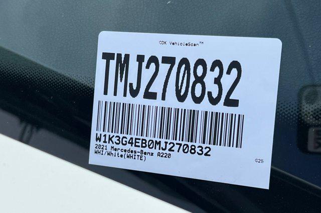 used 2021 Mercedes-Benz A-Class car, priced at $20,999